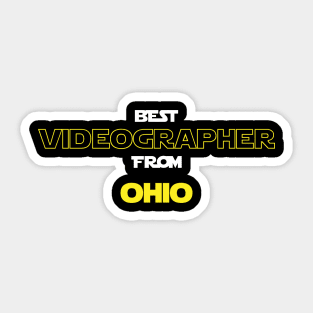 Best Videographer from Ohio Sticker